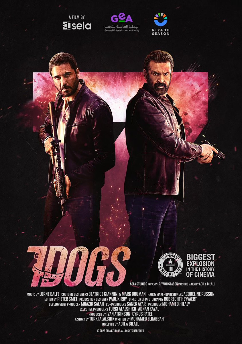 KarimAALovers's tweet photo. NOT ALL DOGS STAY LOYAL ... #7DOGS 27 May 2026 in Cinemas 🔥
@karimabdelaziz
#KarimAbdelAziz #7_DOGS
#Karim_AbdelAaziz #TheSEVENDOGS https://t.co/rVz5w4CHxW