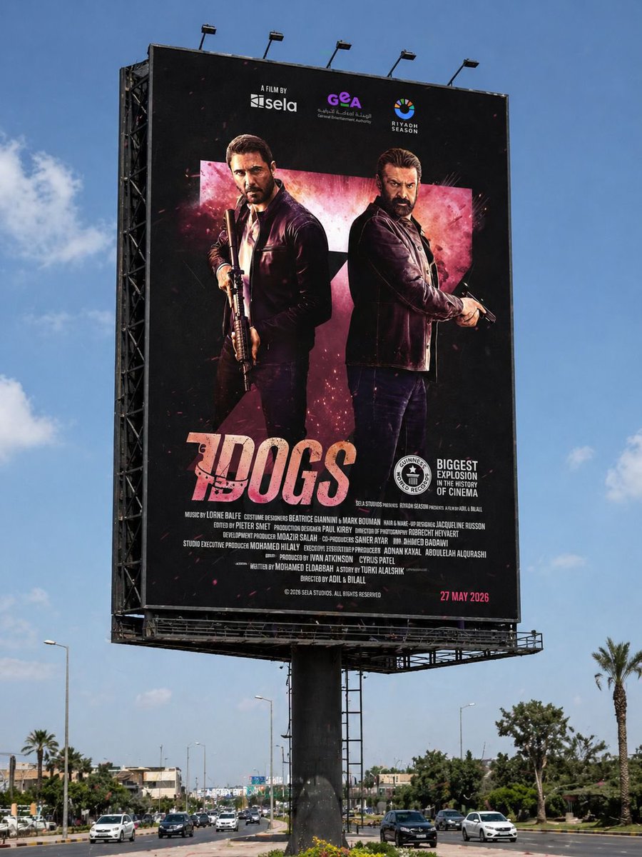 KarimAALovers's tweet photo. NOT ALL DOGS STAY LOYAL ... #7DOGS 27 May 2026 in Cinemas 🔥
@karimabdelaziz
#KarimAbdelAziz #7_DOGS
#Karim_AbdelAaziz #TheSEVENDOGS https://t.co/rVz5w4CHxW