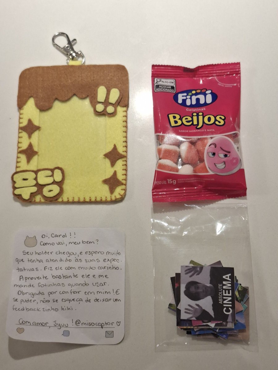 abominsung's tweet photo. feedback MEGA positivo pra @misocaptor 𓏲ּ𝄢
sempre atenciosa até mesmo antes da compra, embalagem resistente, capricho e CHEIO de brindes !!!
recomendo de olhos fechados 𓏲ּ𝄢 https://t.co/OYsiZ0u5Wf