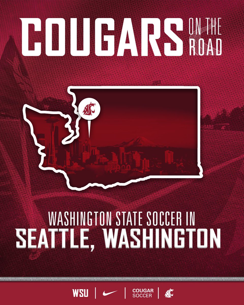WSUCougarSoccer's tweet image. See you this Sunday Seattle! We’re coming over to find some future Cougs. 👀⚽️ #GoCougs