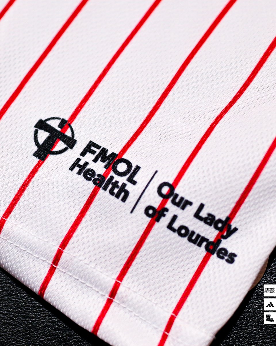 RaginCajunsBSB's tweet photo. Get there early this Saturday - the first 1,000 fans will score a Jonathan Lucroy replica jersey (limit one per person), courtesy of Our Lady of Lourdes.

#GeauxCajuns | #WaterHoseBoys | @FMOLHealth | @JLucroy20 https://t.co/mVuiC0ckT4