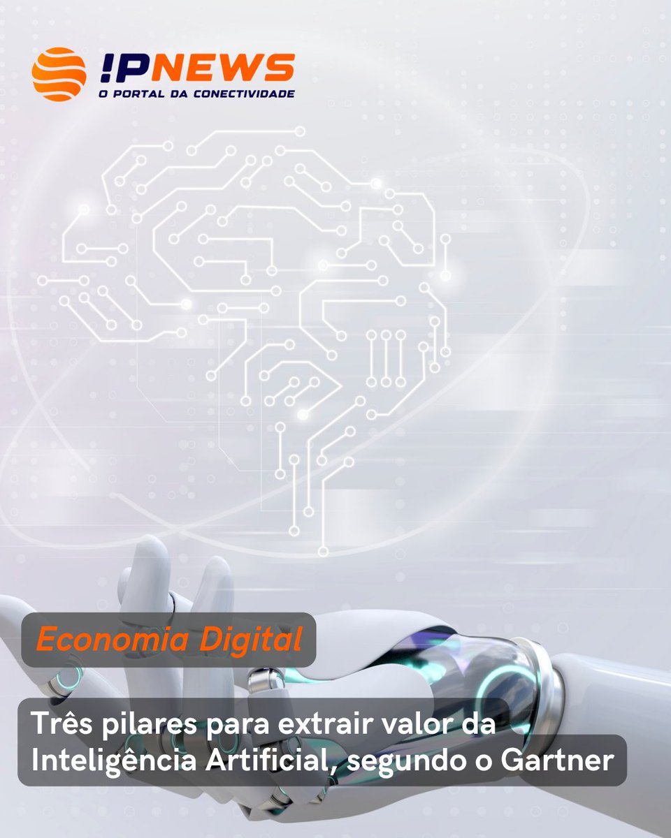 Apenas um em cada cinco líderes de Data &amp; Analytics (D&amp;A) ou de Inteligência Artificial (IA) está preocupado que custos incertos irão limitar o valor da IA, de acordo com o Gartner.

ipnews.com.br/tres-pilares-p…

#ipnews #tecnologia #ia #negocio #gartner #ia