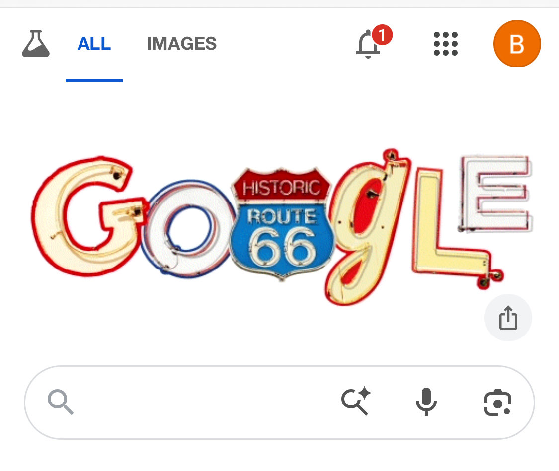 brian_henderson's tweet image. The iconic Route 66 celebrates 100 years of classic highway travel and Americana today. 
#OTD 1926 #Route66 #RoadTrip

Google has a special doodle and exploration features.