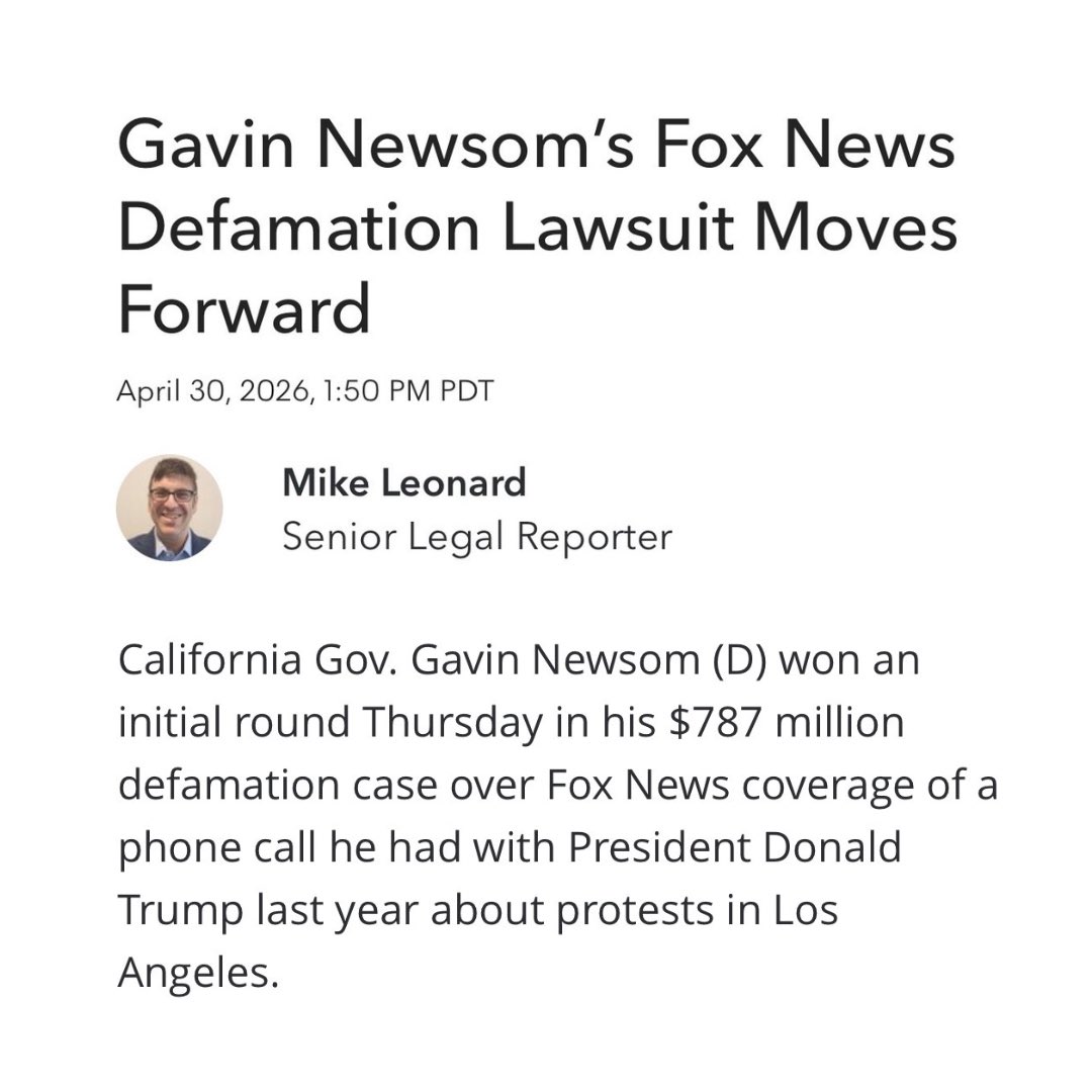 Gavin Newsom tweet media