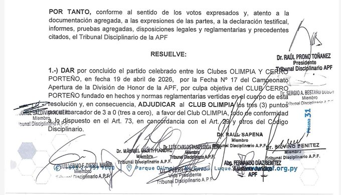 Rubén Darío Orué Melgarejo tweet media