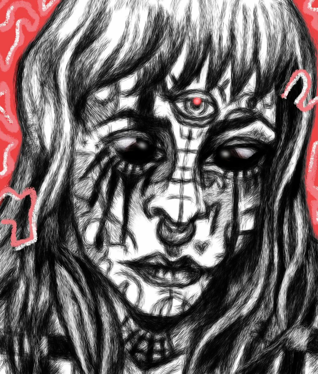 EmidioIannone's tweet image. MI AMIGA CON OJOS NEGROS 
#digitalart #arte #draw #drawing #disegno #dibujo #pittura #painting #paint #pintura