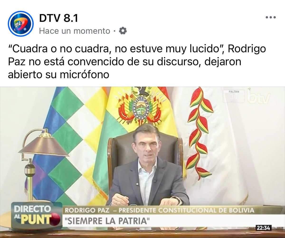 Tomás Monasterio tweet media