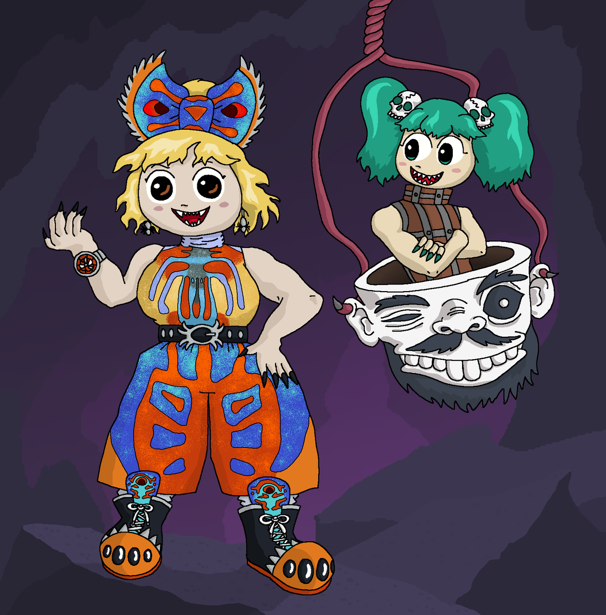 Here is Yamame. Still trying to figure how to dress up a Kiwi, so here is Kisume instead for now
#touhou #touhouproject #東方Project