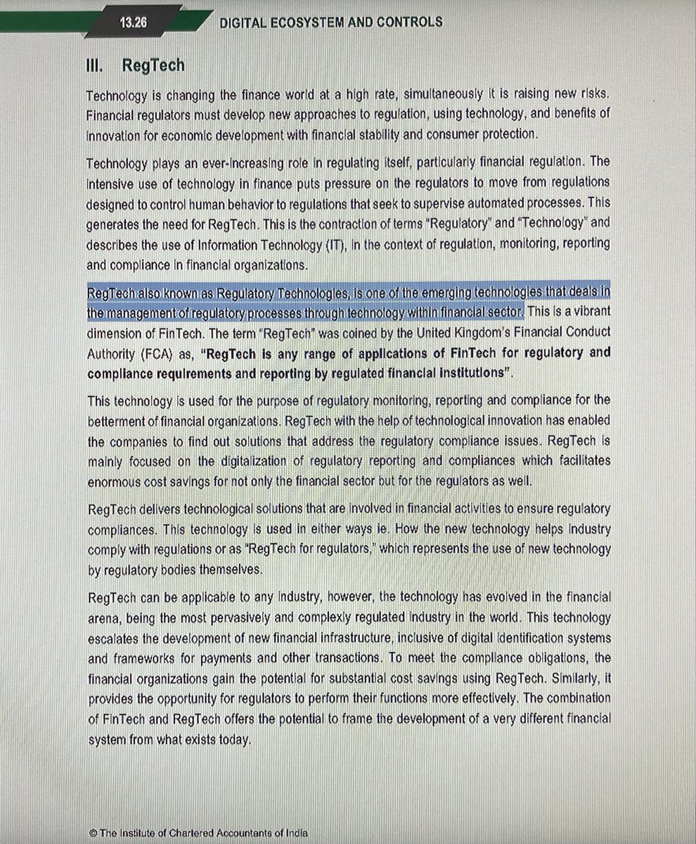 K_is_u's tweet image. What we Indians lack is the following because we have been kept plundered as always :-

(No one talks about ours’ Institutional accountabilities at many different levels)

#RegTech
#RegulatoryTechnologies