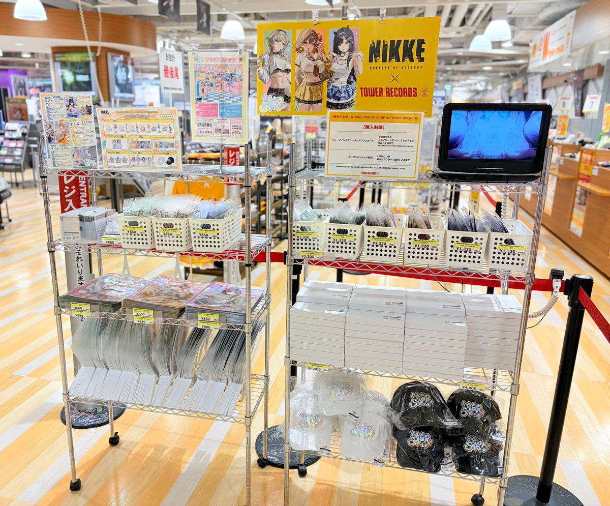 ✨本日より開催✨／ 『勝利の女神：NIKKE』 POP UP SHOP in TOWER