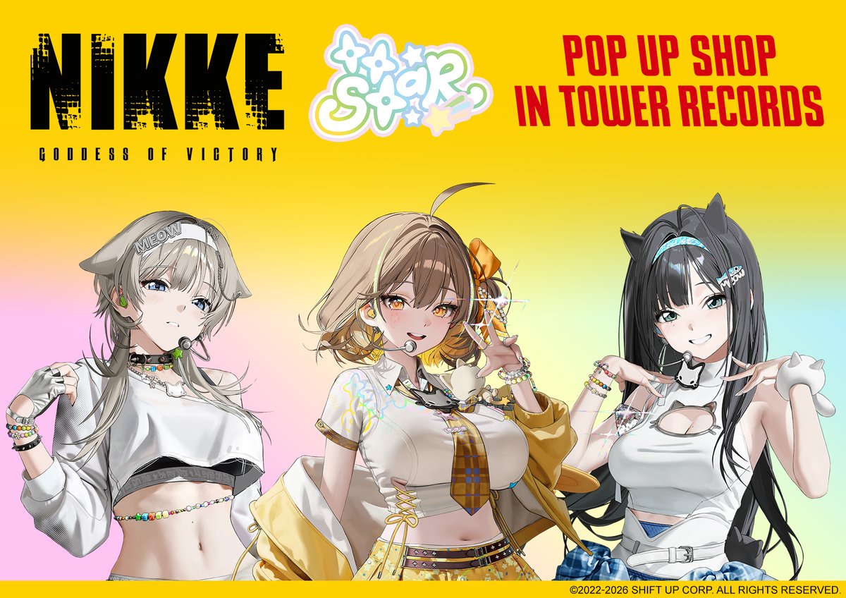 ✨本日より開催✨／ 『勝利の女神：NIKKE』 POP UP SHOP in TOWER