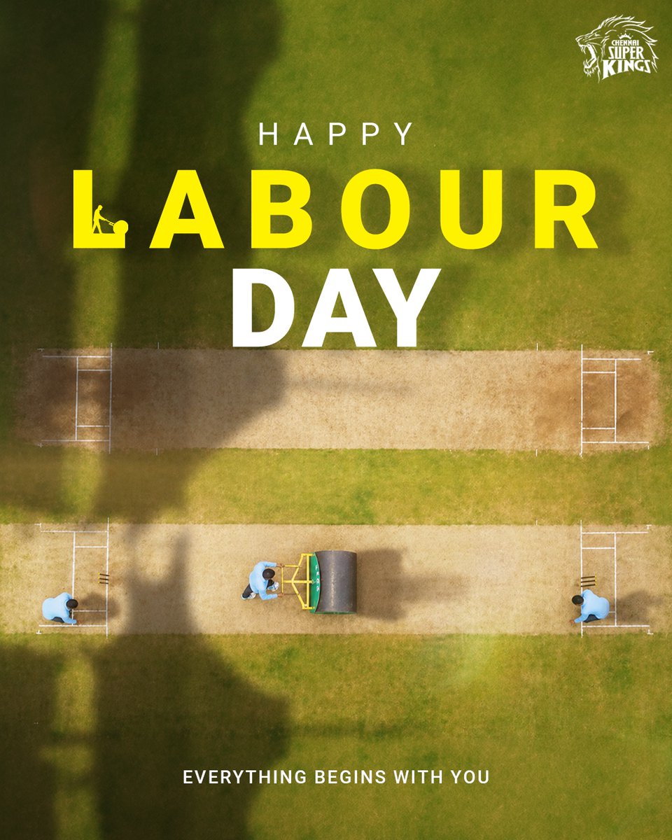 Celebrating the real game-changers and the unsung heroes behind every roar.
Happy Labour Day to everyone around the world 💛

#WhistlePodu #LabourDay