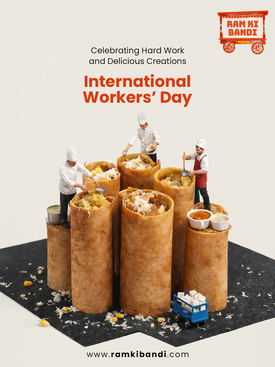 ramkibandi3's tweet image. Happy International Workers' Day! Celebrating the hard work and dedication behind every delicious creation. Join us at Ram Ki Bandi, where passion and flavor meet in every bite!

#ramkibandi #workersdaycelebration #cheflife #supportworkers 
Best tiffin center in Hyderabad