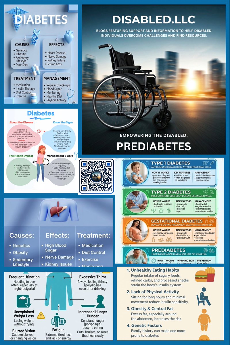 disabled_llc's tweet image. 🎙️PRE DIABETES ♿️
 Disabled LLC is a dedicated platform focused on empowering individuals with disabilities. We offer a range of resources, guidance, and community support to foster inclusivity and accessibility.
#disabled #blogger