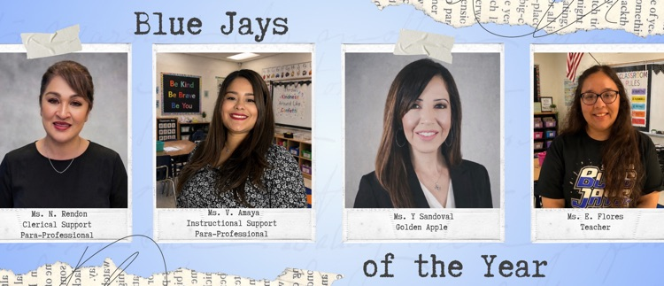 SantaMaria115's tweet photo. 💙 We are so proud to celebrate our Blue Jays of the Year! We truly appreciate your dedication and the way you go above and beyond for our students every single day. 💙 https://t.co/aHzjvftZvD