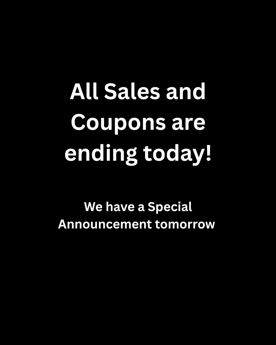 BevMerch's tweet photo. The NBA Playoff sale and store coupons are ending today. We have a special announcement tomorrow. Stay tuned! https://t.co/LESHfpMcNY