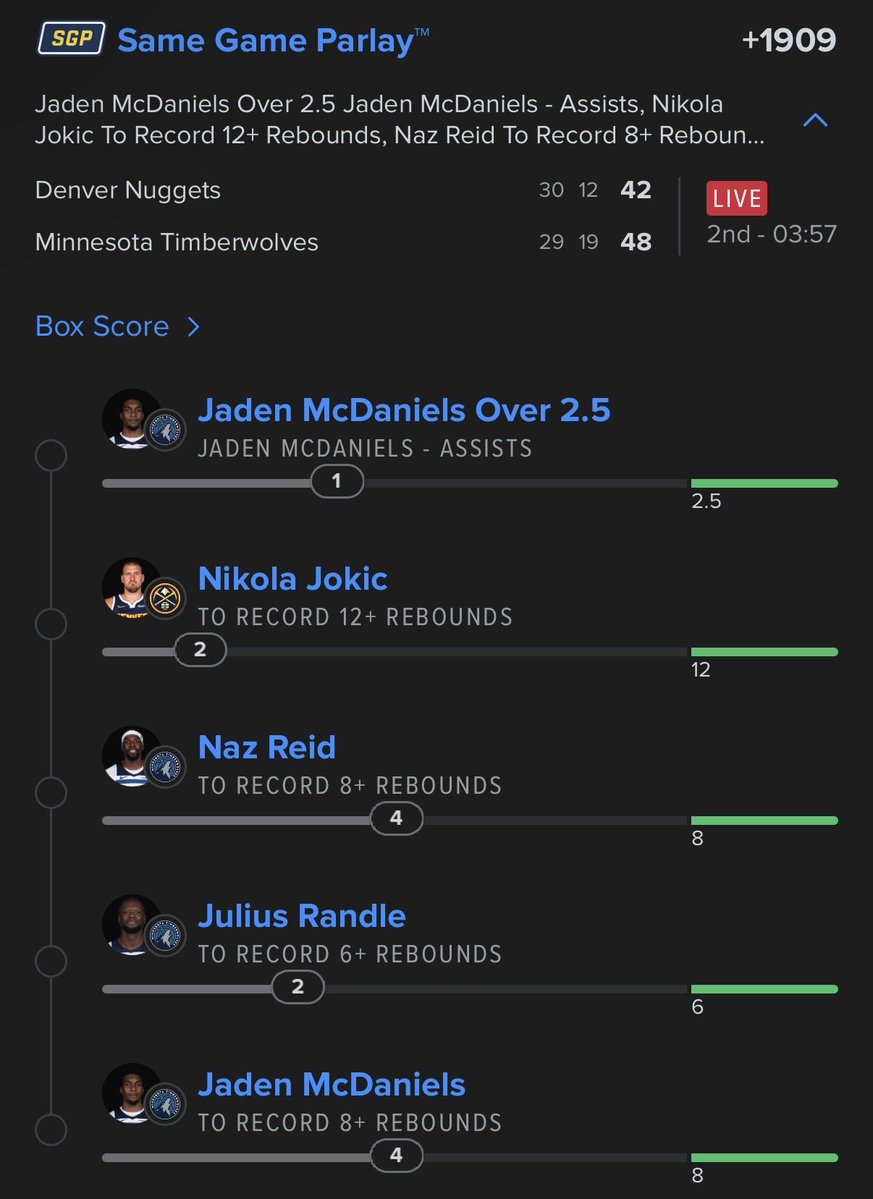 Timberwolves - Nuggets live