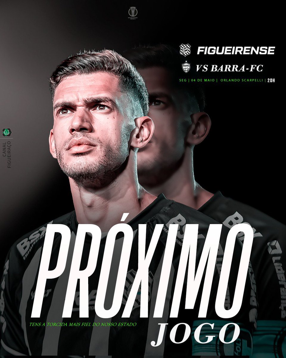 Próximo jogo do Figueira, Nação Alvinegra! 

O Figueirense entra em campo pela 5ª rodada da Série C 2026.

Figueirense x Barra-FC

📍 Estádio Orlando Scarpelli 
📅 (04) Segunda-Feira 
⏰ 20h

Foto: Patrick Floriani