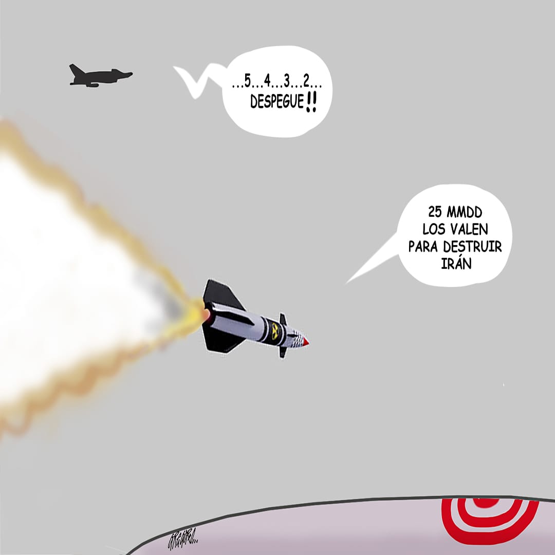 Excelsior's tweet image. Te compartimos el cartón de #Gregorio titulado: Costosa gu3rra.

#Digital
