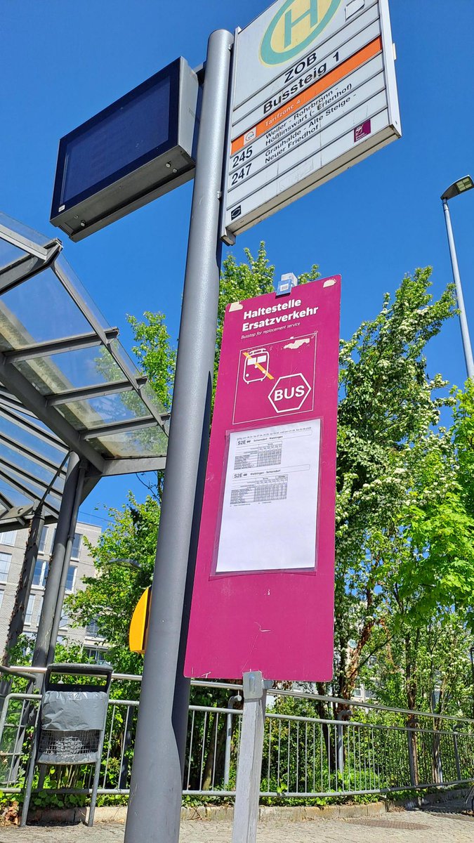 SBahn_Stuttgart's tweet photo. 🚧#Drandenken🚧
Die DB führt in den Nächten 4./5. und 6./7. Mai sowie von 5. bis 11. Mai Bauarbeiten zwischen #StuttgartHbf und #Waiblingen sowie #BadCannstatt und #Untertürkheim durch.
Bei #S1, #S2 & #S3 gibt es Einschränkungen.
#RB11 entfällt.
Infos: https://t.co/zJL6ogeMMI https://t.co/OpODDWmc5N