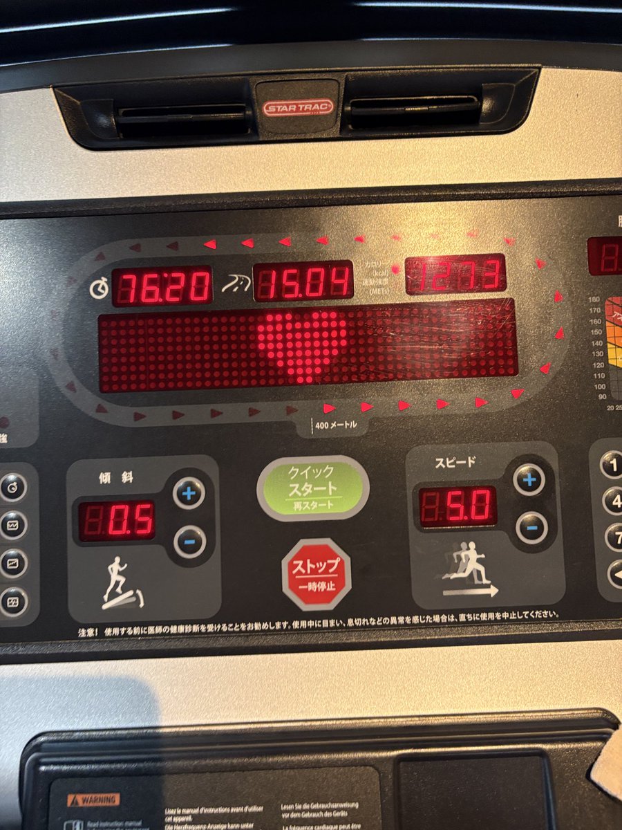 DecoElementi77's tweet photo. 出勤前ラン15km
臨月に入ったのでこれから産後、家が落ち着くまでは近所のジムのトレッドミルだけで練習していきます。
息子爆誕の日が近づいてワクワクしています☺️ https://t.co/hsoRPcO5Fb