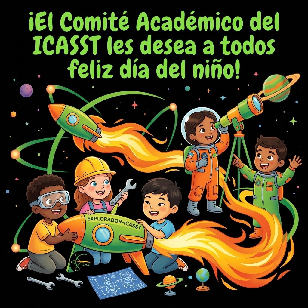 ICASST_Official's tweet photo. ¡Feliz día del niño #aeroespacial!

Happy #aerospace child day! https://t.co/Vof0XxUFIk