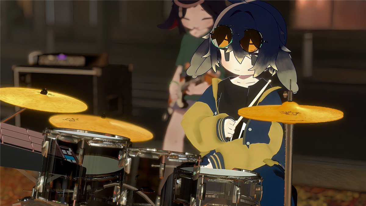 Llama_vrc's tweet image. #はんぐりぃず のライブも！ オリ曲がどれも面白さと楽しさで大好きｗ #VRChat #VRFNS
