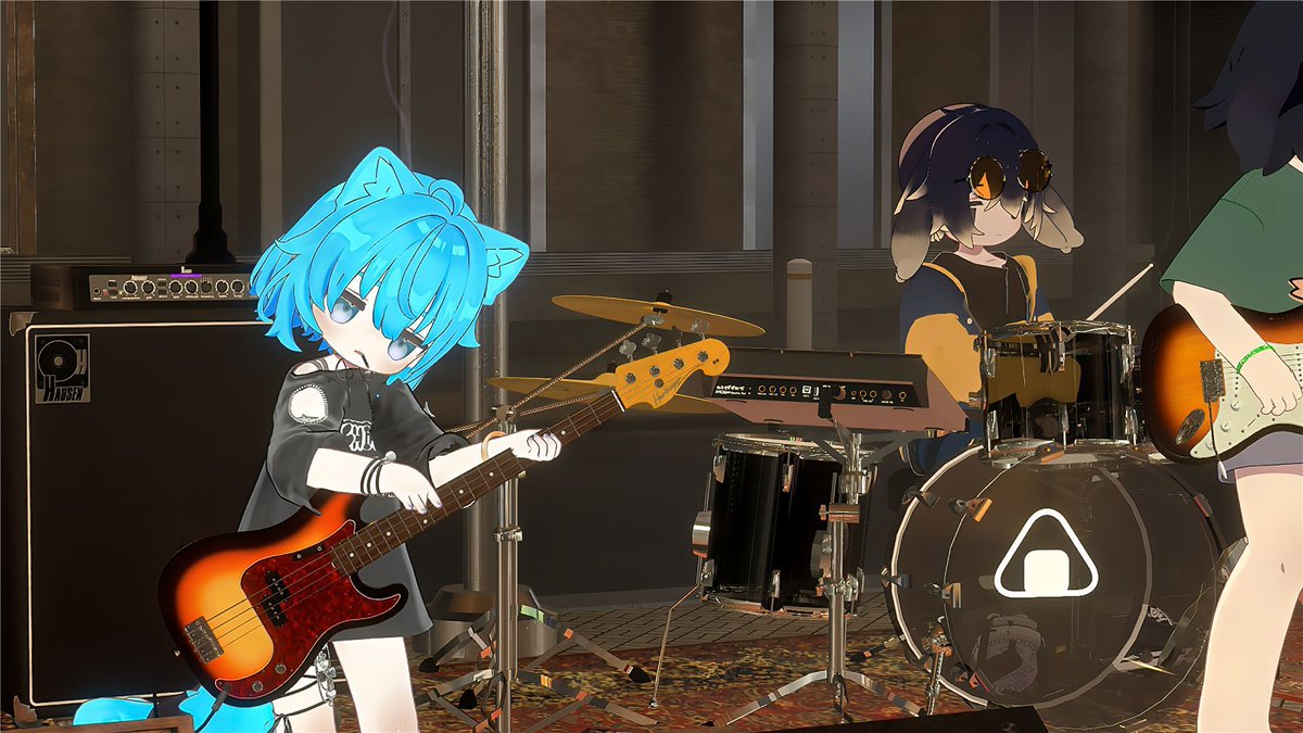 Llama_vrc's tweet image. #はんぐりぃず のライブも！ オリ曲がどれも面白さと楽しさで大好きｗ #VRChat #VRFNS
