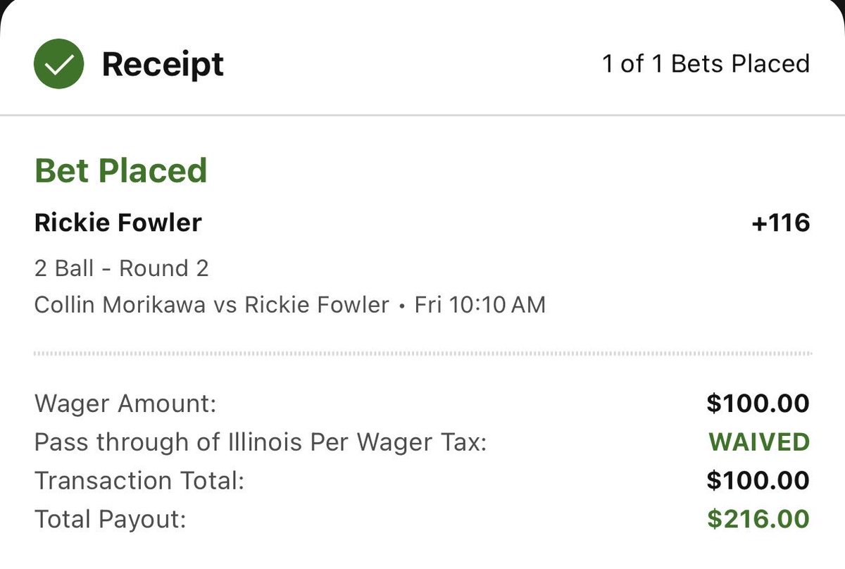 Friday Golf Bet tweet media