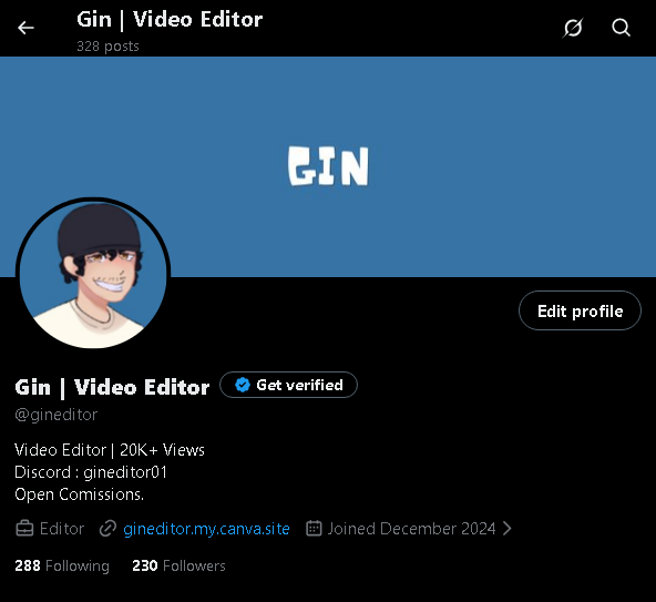 Gin | Video Editor (Open Comissions) tweet media