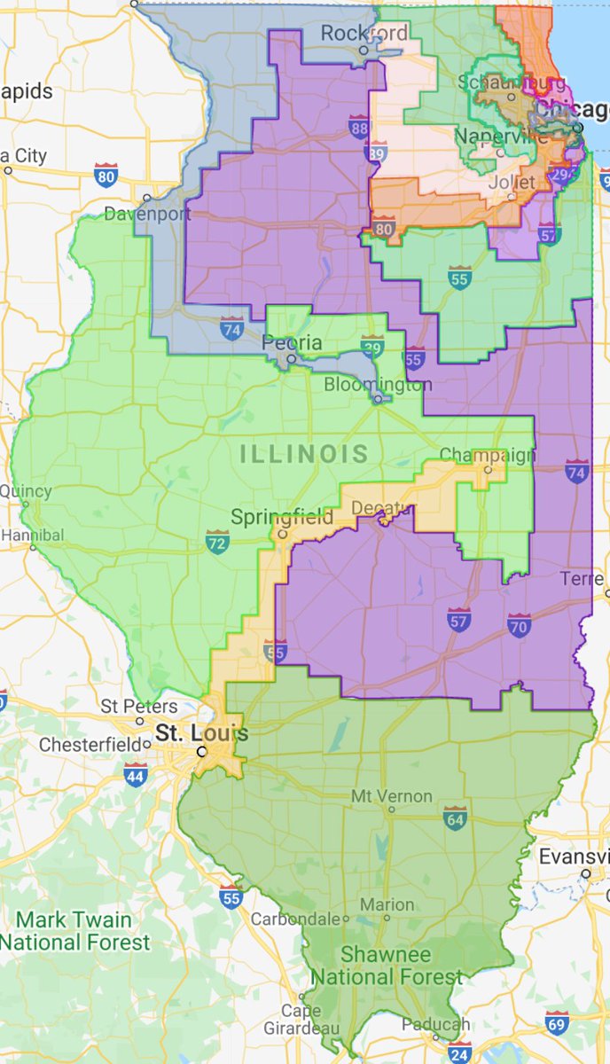 GenX6172's tweet photo. @BarackObama Your home state, dummy.

Let's talk gerrymandering.... https://t.co/IIvUf9IovU