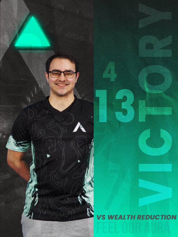 Taught them a little bit about wealth management. 💪
We grab a 13-4 win against Wealth Management!
GGs to them!
Sliding back into the win column.
#FeelOurAURA