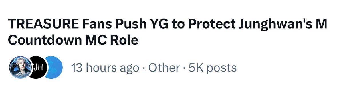 We’ve reached 5k tweets now. While this may not be much, we still hope YG can see this and improve the management of their schedules. And while at it, we hope Junghwan gets better treatment and promotion too ✨

Thank you to everyone who understood and stood by Junghwan. I know