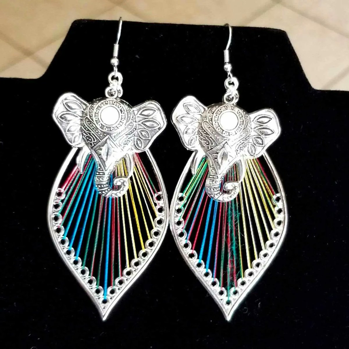 TrendingNowGift's tweet image. Large Colorful Elephant Dangle Earrings #jewelry #earrings #elephant #elephants #elephantearrings #elephantjewelry #statementearrings #handmadeearrings #handmadejewelry #Handmadegift #etsy

 etsy.me/3FvM0vT via @Etsy