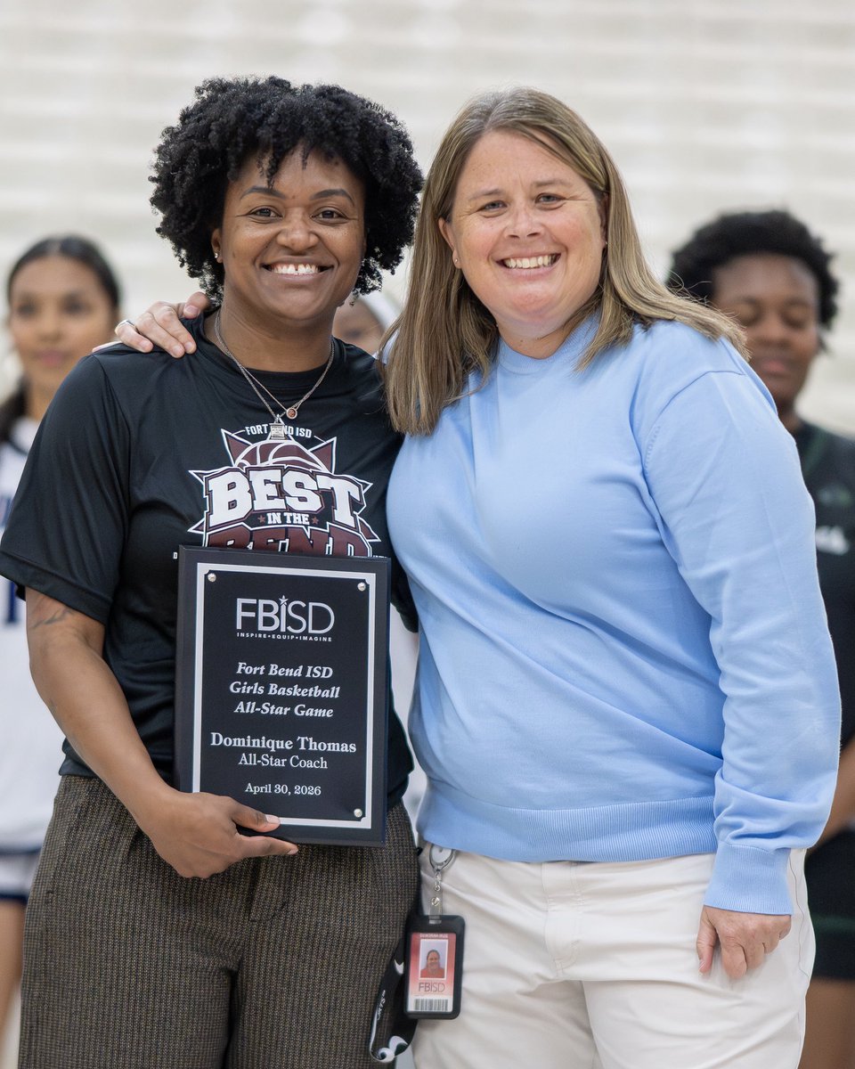 FBISDAthletics's tweet image. Special congratulations to our FBISD Girls Basketball All Star Coaches: Alexis Anderson and Dominique Thomas.