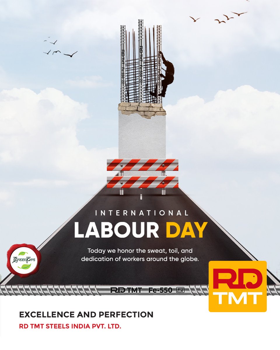 rdtmt2's tweet photo. Powering every structure, thanks to every worker. #internationallabourday 

#LabourDay #RespectTheHustle #BuiltOnHardWork #rdtmtsteels https://t.co/y8exh3hdcN