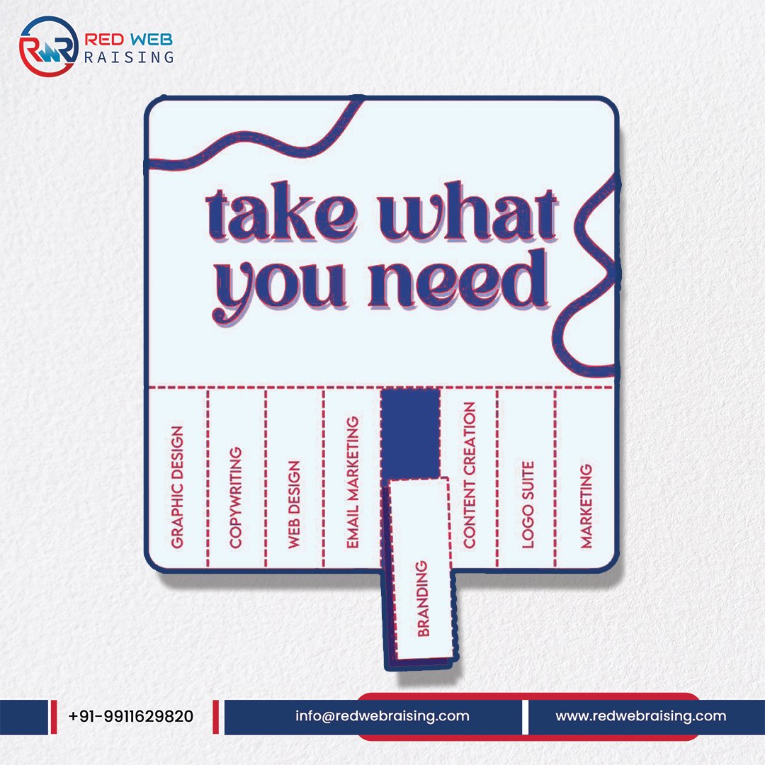 redwebraising's tweet image. Take what your business truly needs 🎯
🚀 Graphic Design | Web Design | 
📈 Email Marketing | Content Creation | Branding &amp;amp; More
📞 +91-9911629820
📧 info@redwebraising.com
🌐 redwebraising.com 

#Branding #WebDesign #ContentMarketing #BusinessGrowth #RedWebRaising