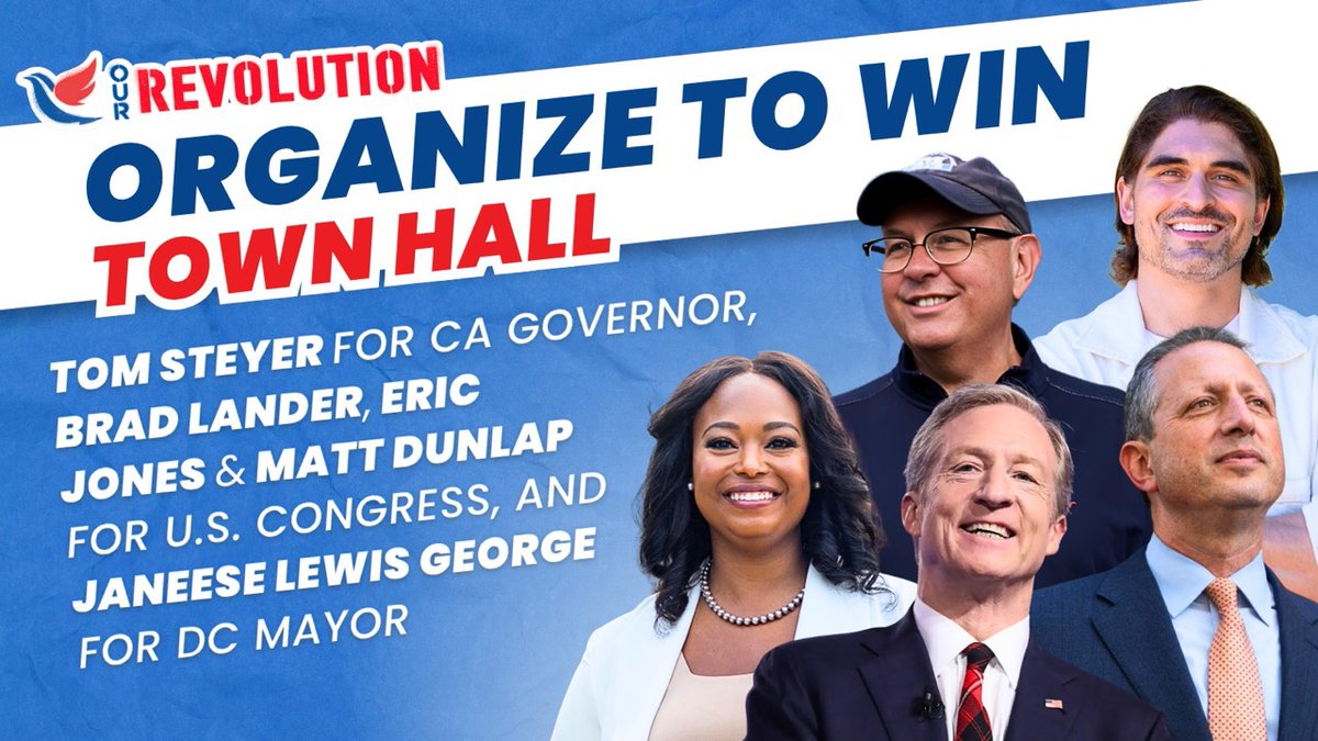 mikepalmi's tweet image. Join the @OurRevolution organizing call on Monday, May 4th.  #letsdothis #progressives

Register here: act.ourrevolution.com/signup/OTW-May…