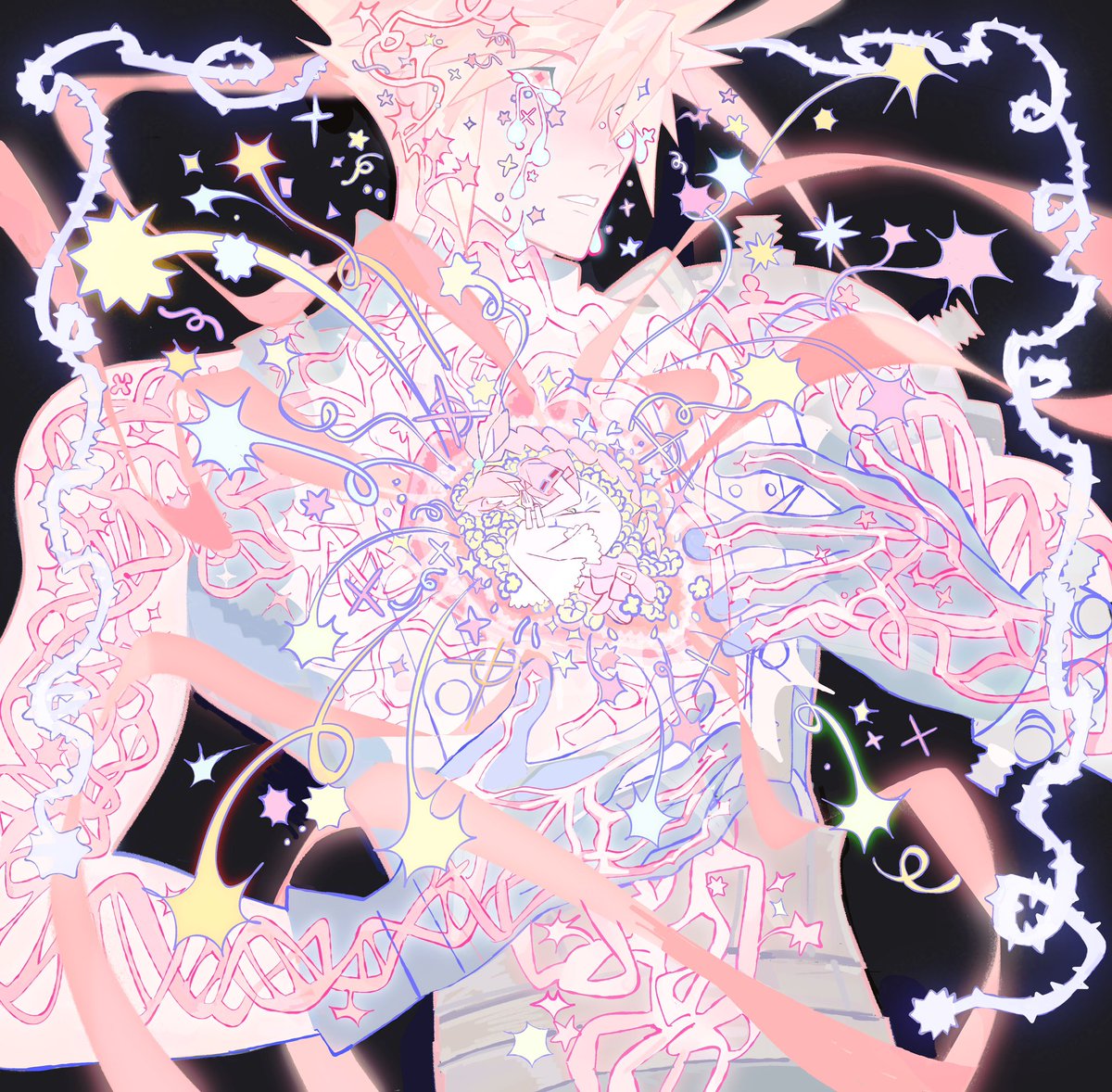 “Aerith, a young woman descended from the ancients who will forever be engraved in Cloud’s heart”