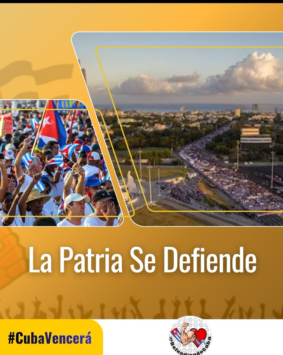 DefendiendoCuba's tweet photo. El desfile de mañana en plazas y parques de toda #Cuba, es un llamado a defender el país, desde el surco, las fábricas, las aulas, los centros científicos, termoeléctricas, hospitales, la cultura, el deporte; desde cada trinchera de combate.

#LaPatriaSeDefiende
#DefendiendoCuba https://t.co/8U9dveelHH