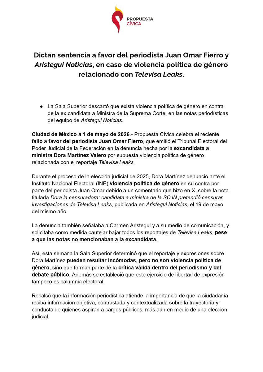 Propuesta Cívica AC tweet media