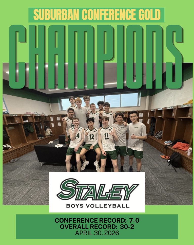 Staley Boys’ Volleyball tweet media