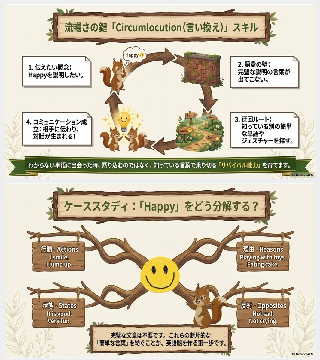 親子で毎日Belle英語🐿️ tweet media