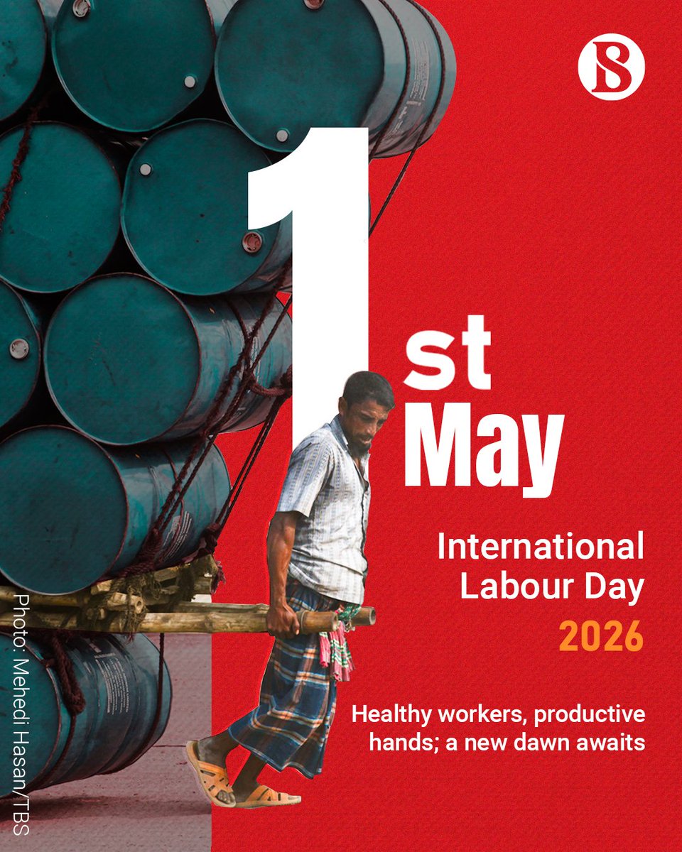 tbsnewsbd's tweet image. From the garment factories of Dhaka to the high-rises of the Middle East, and from the digital workstations to the tilled soil of our rural heartlands, the pulse of a nation is driven by its workers.

[Link in comments]

#TBSNews  #Labour #mayday #fairwages
