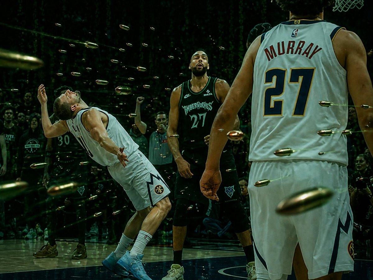 JeffH8r's tweet photo. Did you all see Jokic in the matrix? LMAO this motherfucker. https://t.co/paCC8WmgGw