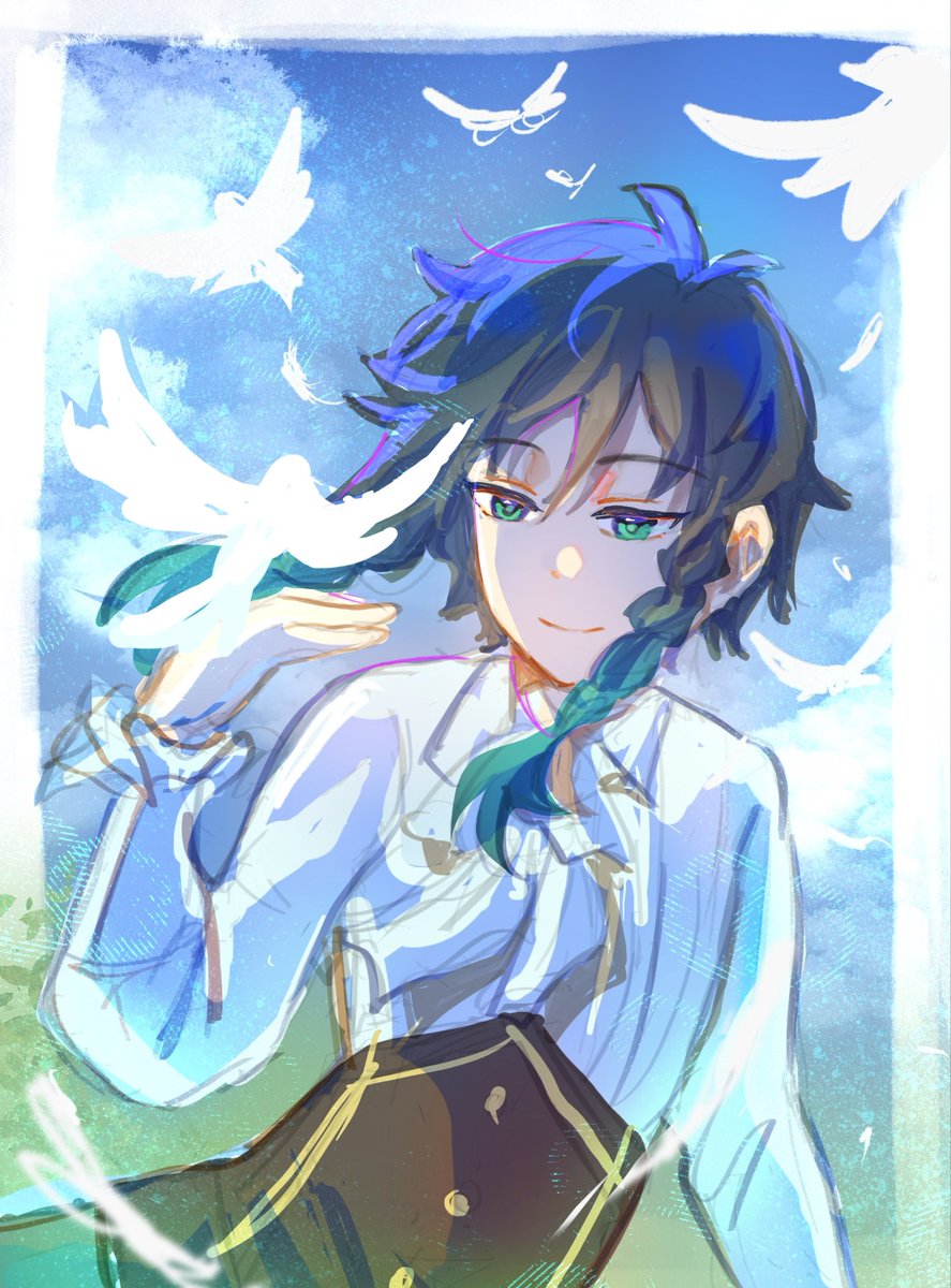 ponlypone's tweet image. 🕊 #venti #genshinimpact