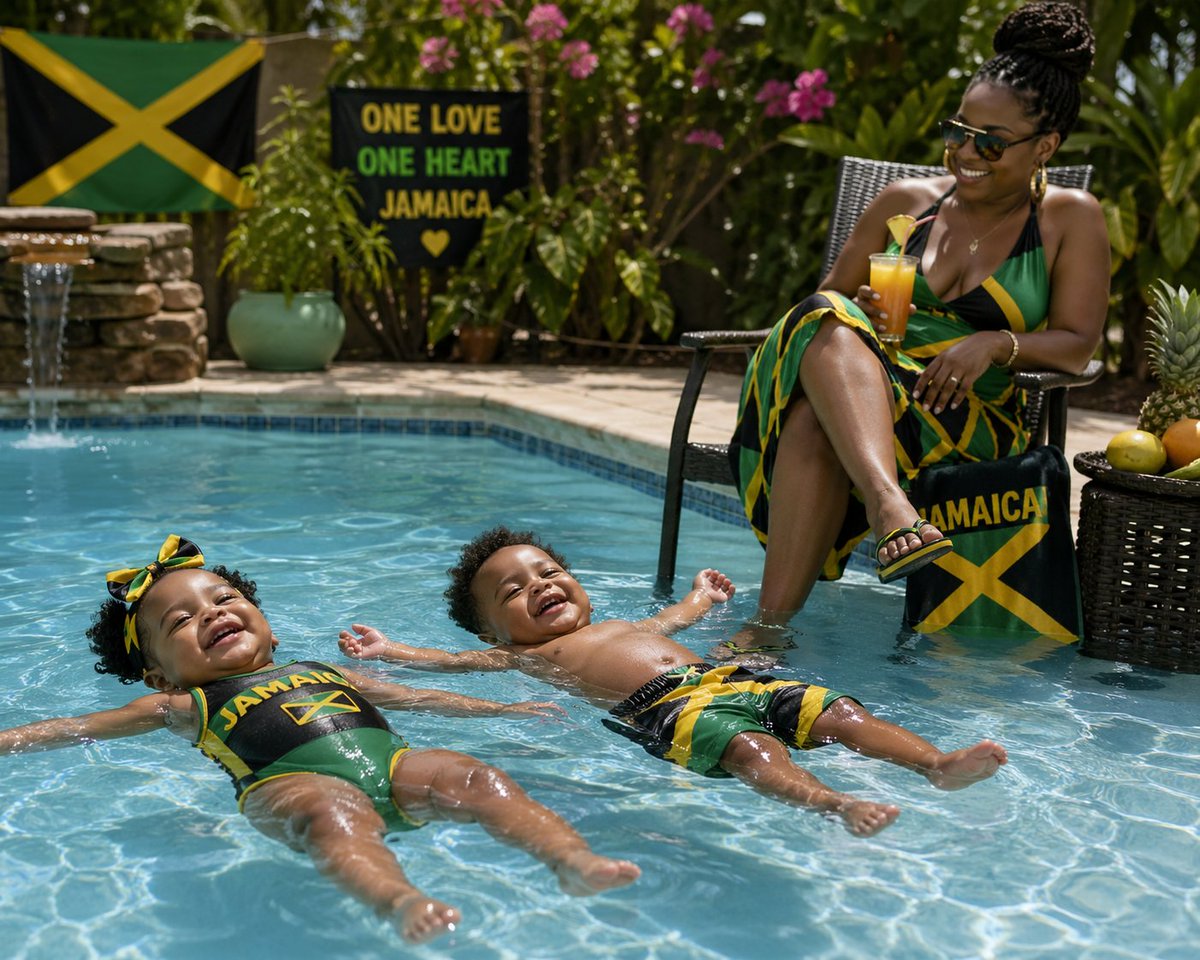 garstel7's tweet image. They are just chilling and enjoying the 96° F weather

Mom is enjoying her Mango Pineapple Drink with a tip of Lime 😊 

#jamaica #jamaicanculture #JamaicanFood #food 
#culture