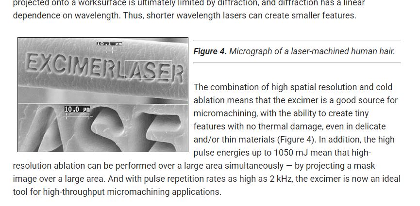 Don44269SB's tweet photo. #microscopes
#technology
#scanning
#tunneling
#startrek
#pollen
#image
#IBM
#SEM
#STEM
#AFM
#nanometer
@Starbucks
#donaldli #ingalls
#science #school
Wow! The words excimer laser written onto a human hair using an excimer laser. That is small..The Enterprise 1nm thick! Pollen! https://t.co/gE38r2lwIH