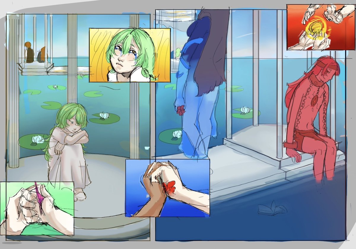 lalawivi's tweet image. ARTE DO DIAA

hehe, não terminei hoje, e vai demorar até que eu acabe pq é bem grandinha essa arte 

Demorei mt so pra escolher as cores, e quero fazer algo com cuidado ent vcs vão tomar mto spoiler
#art #arte #draw