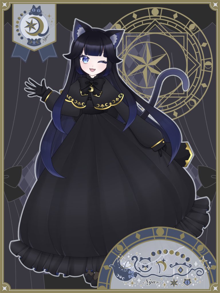 にゃー。🐈‍⬛🌙🔮 tweet media